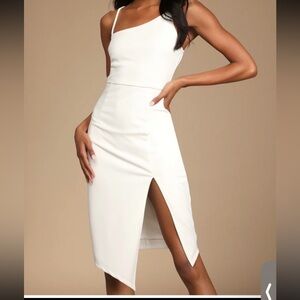 Lulus white dress. New in original packaging